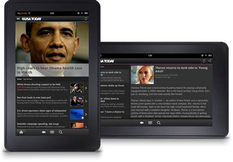 Usa Today Launches A Kindle Fire App
