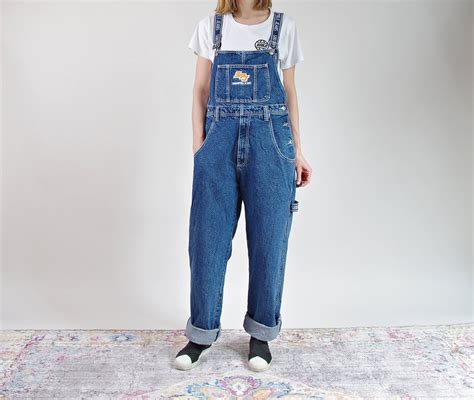 Southpole Denim Overalls Vintage South Pole Dungarees 90s Etsy