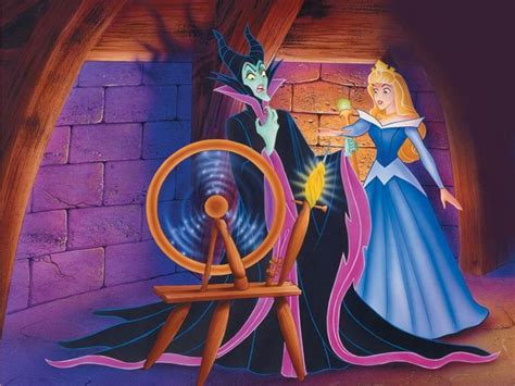 La Bella Durmiente Relatado Por El Hada Número Trece Sleeping beauty spinning wheel Disney