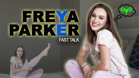 Fast Talk With Freya Parker Interview Behindthescenes Freyaparker Youtube