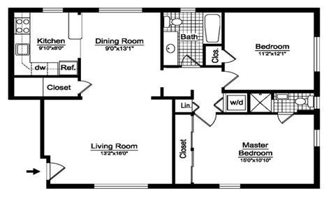 2 Bed 2 Bath Mobile Home Floor Plans Floorplansclick