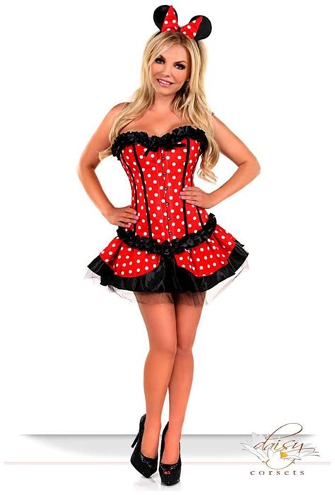 3 Pc Sexy Miss Mouse Costume