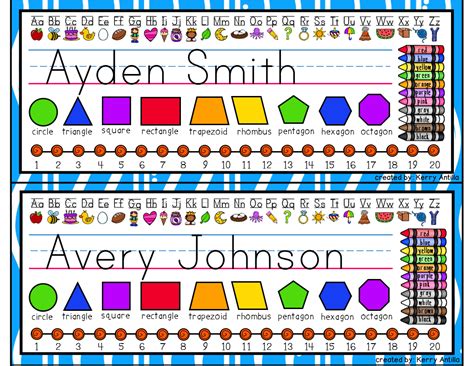 Kindergarten Editable Name Tags Classroom Name Tags Kindergarten