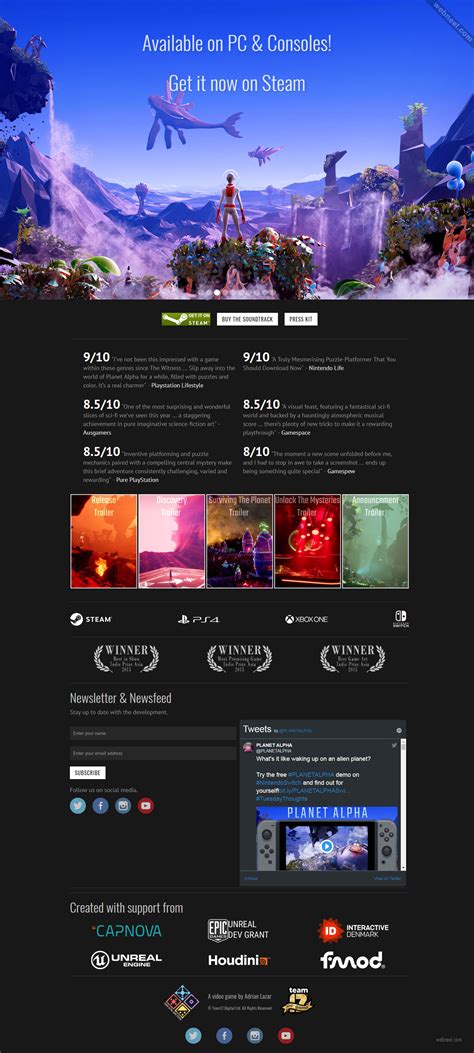 35 Stunning Game Website Design Examples See Design Possibilities