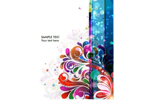 Abstract Background Vector Colorful Background