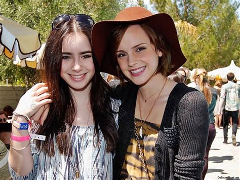 Emma Watson And Lily Collins Rcelebs
