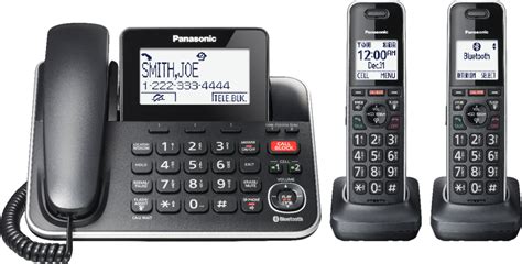 Free delivery and returns on ebay plus items for plus members. Panasonic Corded/Cordless Phone Black KX-TGF882B - Best Buy