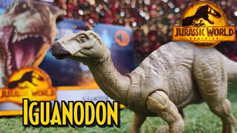 Iguanodon Roar Striker Jurassic World Dominion Review Mattel Youtube