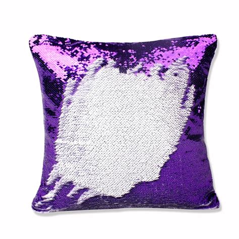 Fun Flip Sequins Throw Pillow Cover Custom Sublimation Home Decoration