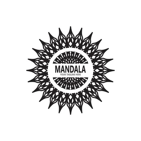 Mandala Logo Design Vector Illustration 7255259 Vector Art At Vecteezy