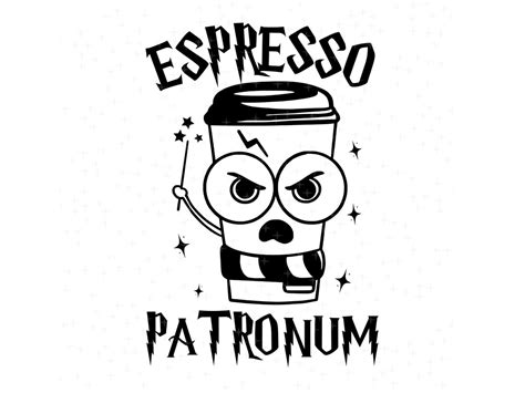 Espresso Patronum Svg Espresso Patronum T Shirt Accio Coffee Svg