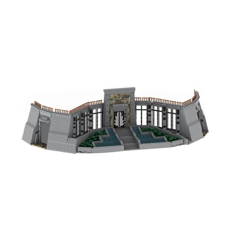 The Jurassic Park Visitor Center Moc 75864 Modular Building Designed By Brick O Lantern With
