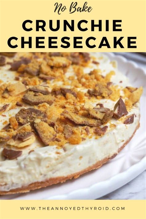 if you love crunchie bars you re going to love this no bake cheesecake there are regular