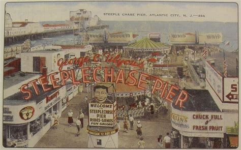 1940s George Tilyou Steeplechase Pier Atlantic City Boardw Flickr