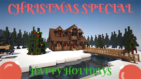 Minecraft : Christmas Cabin Special - YouTube
