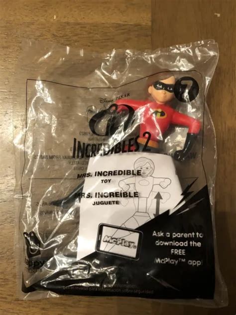 Mcdonalds Happy Meal Toy 2018 Disney Pixar Incredibles 2 7 Mrs Incredible 4 00 Picclick