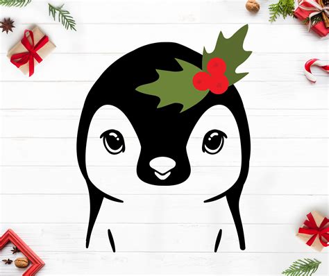 Christmas Penguin SVG Penguin SVG Christmas SVG