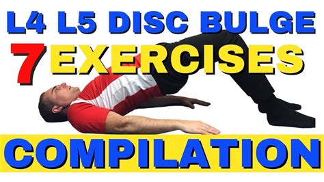 7 Best Exercise For L4 L5 Disc Bulge Core Compilation Video 2021 Dr