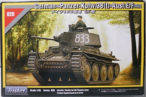 German Panzer Kpfw38t Ausf Ef Tristar 135 Jn Charlies Plastic