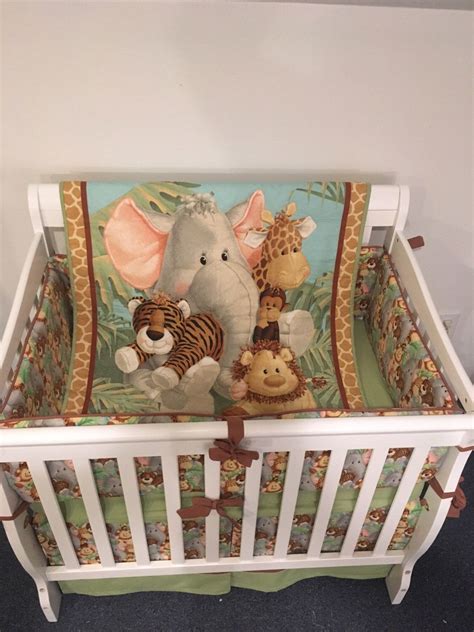 This set matches perfectly with the rest of our safari collection, but you can mix and match it with items from our other collections to personalize the look of your nursery. Safari animal nursery bedding designed how you want ...