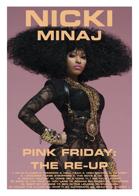 Pink Friday The Re Up Nicki Minaj Album Poster Music Poster