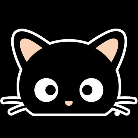 Peeker Anime Peeking Sticker Car Window Decal Pk422 Chocolate Kitten Cat