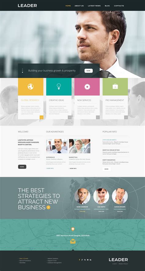 Consulting Company Website Template Free