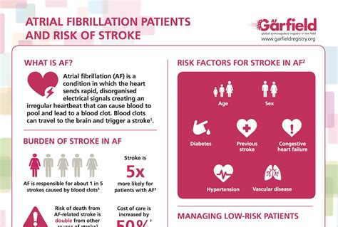 Af Patients And Risk Of Stroke Infographic Garfield Af Registry