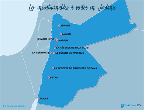 Lieux Visiter En Jordanie Que Voir Que Faire Carte