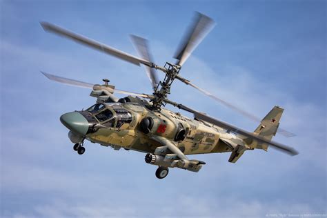 Ka 52 Attack Helicopter Of The Russian Army Helicopters