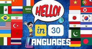 How To Say Hello in 30 Different Languages