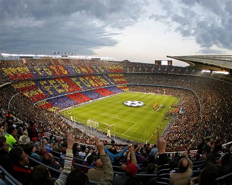 Hd Wallpaper Fc Barcelona Spain Stadium Camp Nou Soccer Soccer