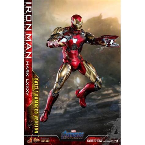 Iron Man Mark 85 Lxxxv Battle Damaged Hot Toys Avengers Endgame