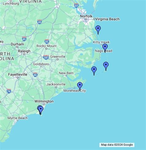 Map Of Nc Lighthouses Get Latest Map Update