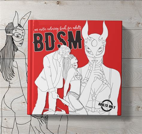 Bdsm An Erotic Coloring Book For Adults Sex T Coloring Etsy