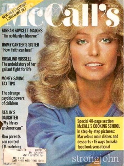 Farrah Fawcett Covers Mc Calls Magazine Us April 1977 Farrah