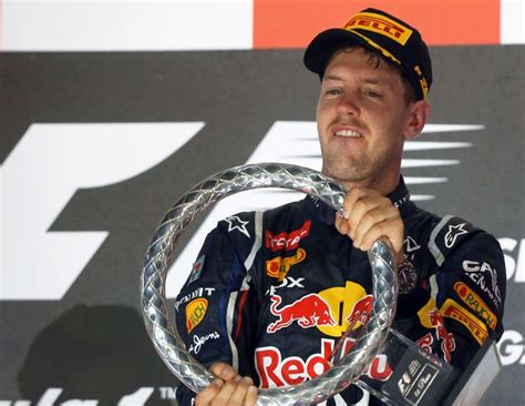 Sebastian vettel has been competing in formula 1 since 2007 and was the youngest driver ever to win the world championship in the 2010 season. Sebastian Vettel celebrates on the podium #Singapore2012 ...