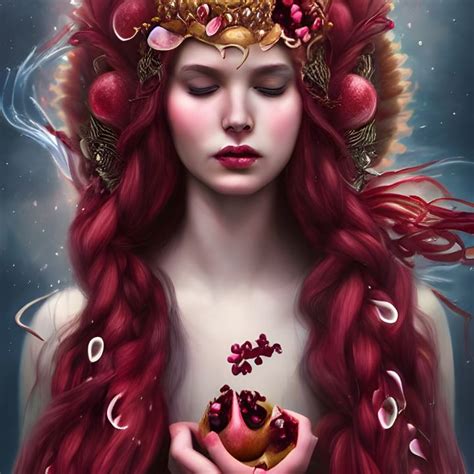 Dread Goddess Persephone Hermetic Sapp Digital Art Fantasy