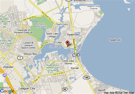 Map Of Holiday Inn Express Hotel And Suites Houston Seabrook Nasa Area