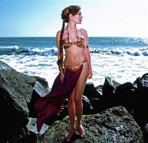 Rare Photos Of Carrie Fisher S Star Wars Beach Photo Shoot In