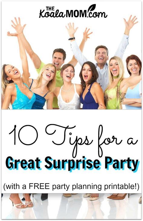 Planning A Surprise Party Birthday Ideas