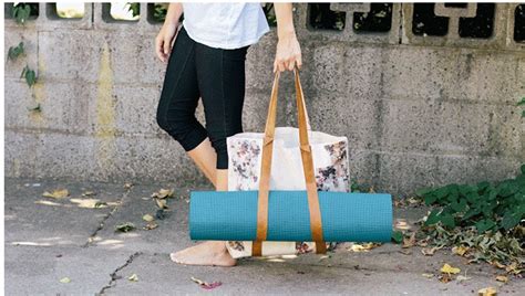Choose a color you won't mind. Styling Until Savasana: DIY Yoga Mat Bag
