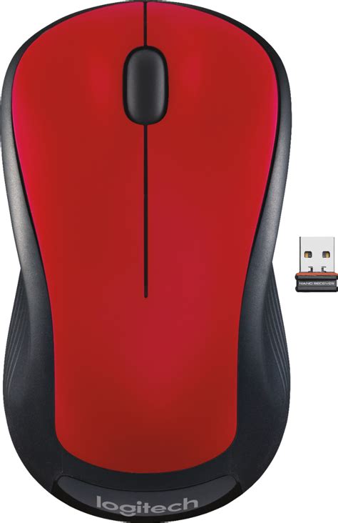 Best Buy Logitech M310 Wireless Optical Ambidextrous Mouse Flame Red