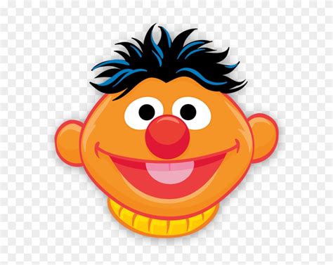 Sesame Street Ernie Face Download Ernie Sesame Street Face Free Transparent PNG Clipart