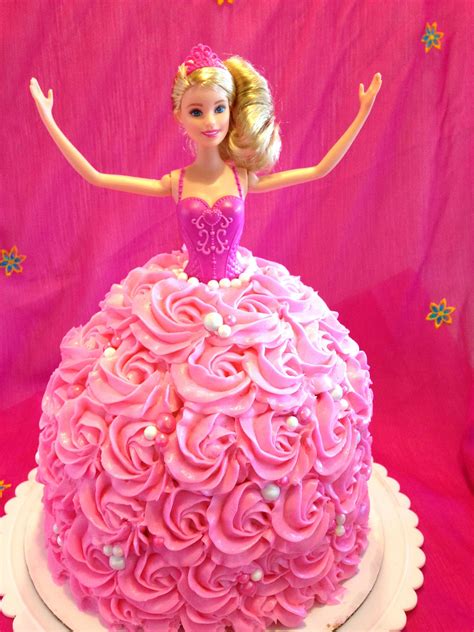 Prepare cake mix by adding first 4 ingredients and mixing for 2 minutes. Barbie Cake How-To: You will learn how to make this epic ...