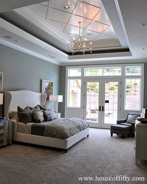Final touch, painted tray ceiling! Home Interior Design | Master bedroom ceiling ideas ...