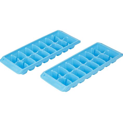 Good Cook 16681 Heavy Duty Plastic Ice Cube Tray 2 Count