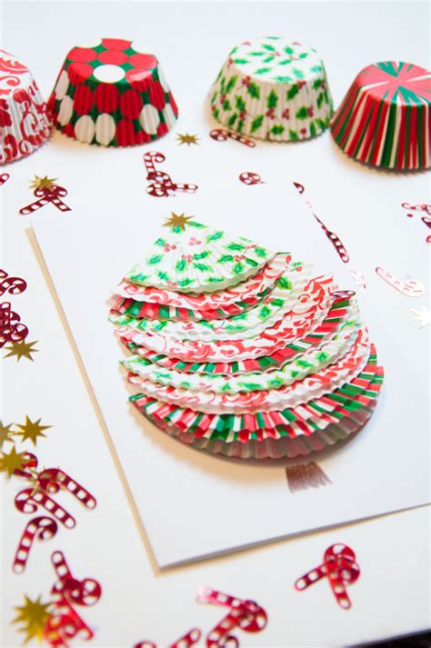 12 Days Of Christmas Day 9 Cupcake Liner Christmas Tree Cards All
