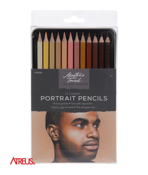 خرید و قیمت مداد رنگی 12رنگ مسترز تاچ Portrait Pencils Masters Touch ترب