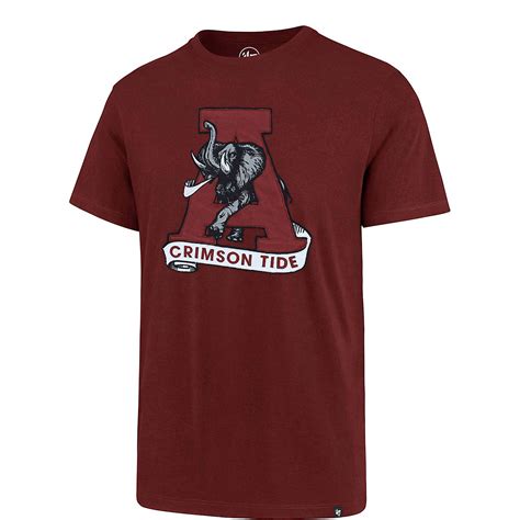 47 University Of Alabama Mens Knockout Vintage Fieldhouse T Shirt
